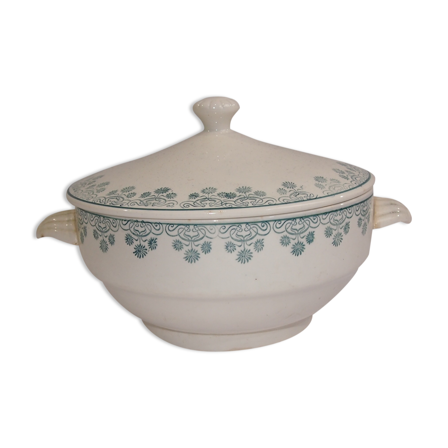 Soupière Digoin France vintage Sarreguemines