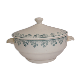 Soupière Digoin France vintage Sarreguemines
