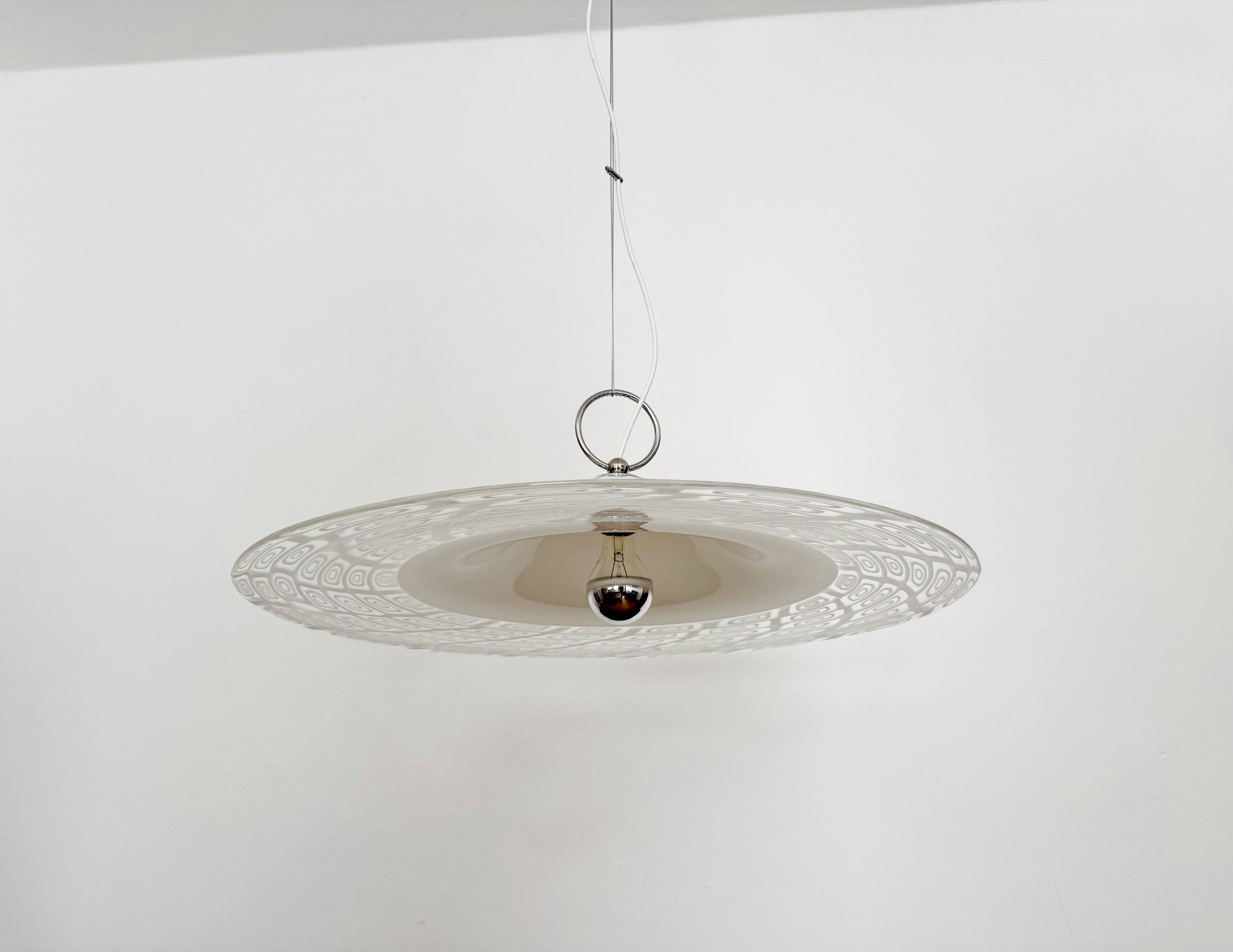 Large Murano Glass Pendant Lamp
