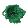 Green vine leaf plate