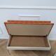 Vintage orange benches from the 70s
