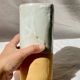 Vase - 20 cm - red stoneware - gloss white