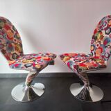 set of 6 panton style chairs