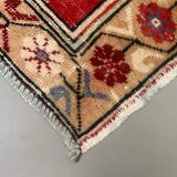Turkish oushak rug 115x73 cm vintage carpet