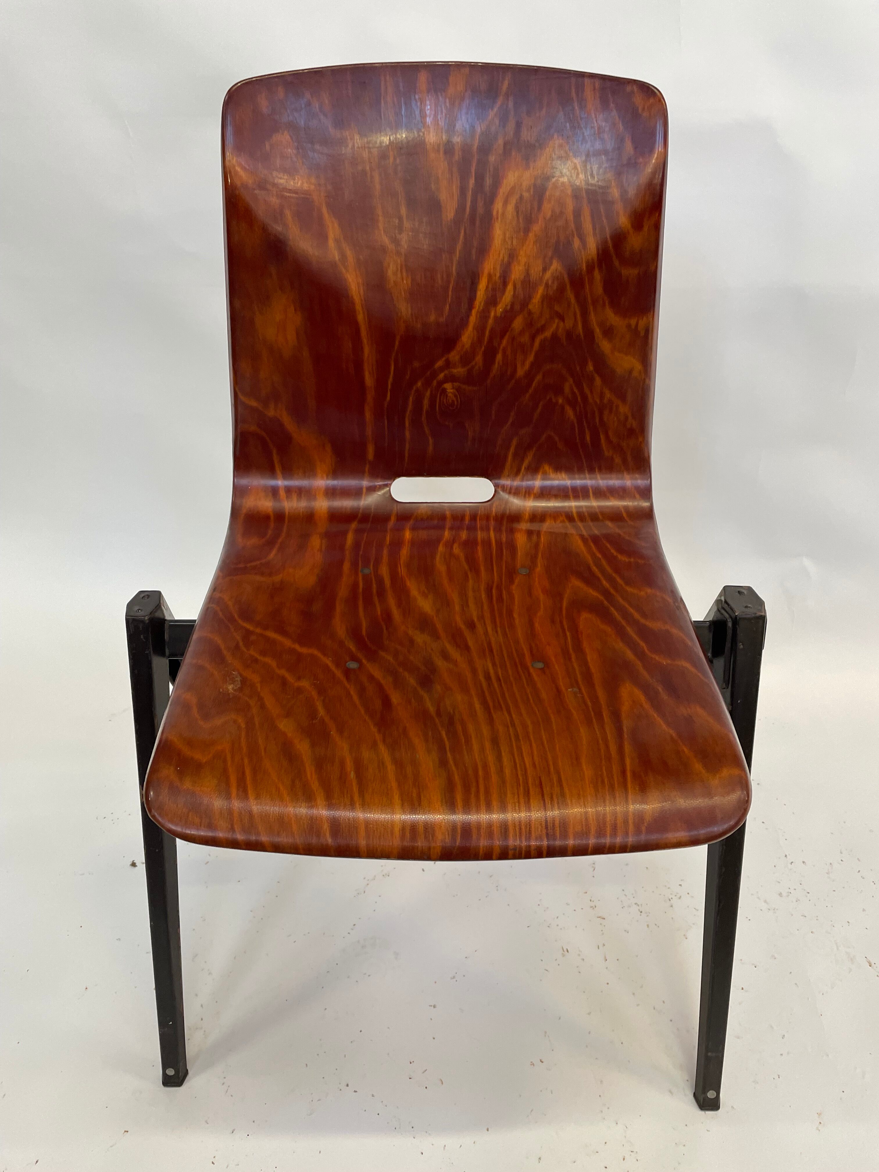 School chair brown