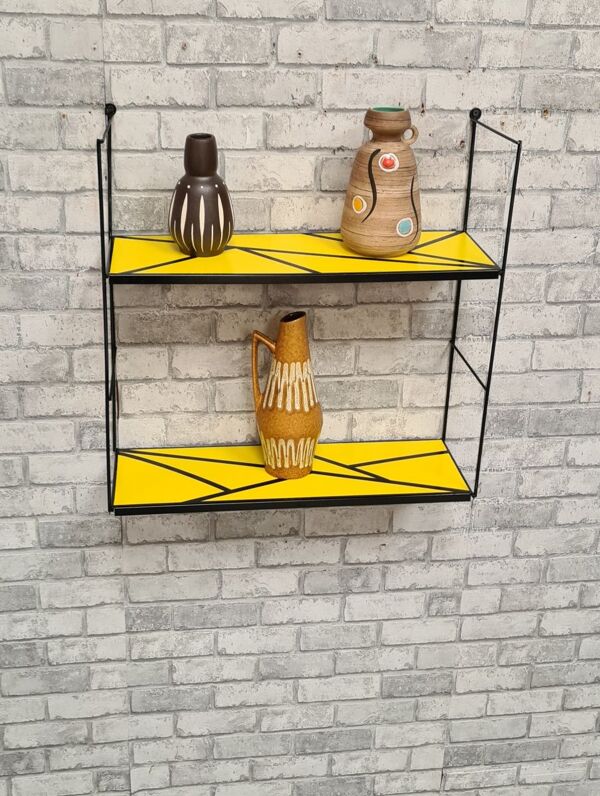 Etagere style string 1960 motif geometrique