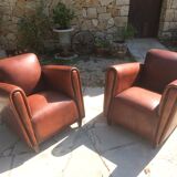 Pair of armchairs "club"