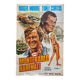 Original cinema poster "Mission Monte-Carlo Yours sincerely" Roger Moore 1974
