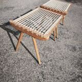 Pair of Georges Tigien stools