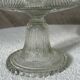 Etched glass fruit bowl