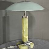 Onyx and chrome lamp, art deco – 1930