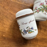 Porcelain pepper shaker set