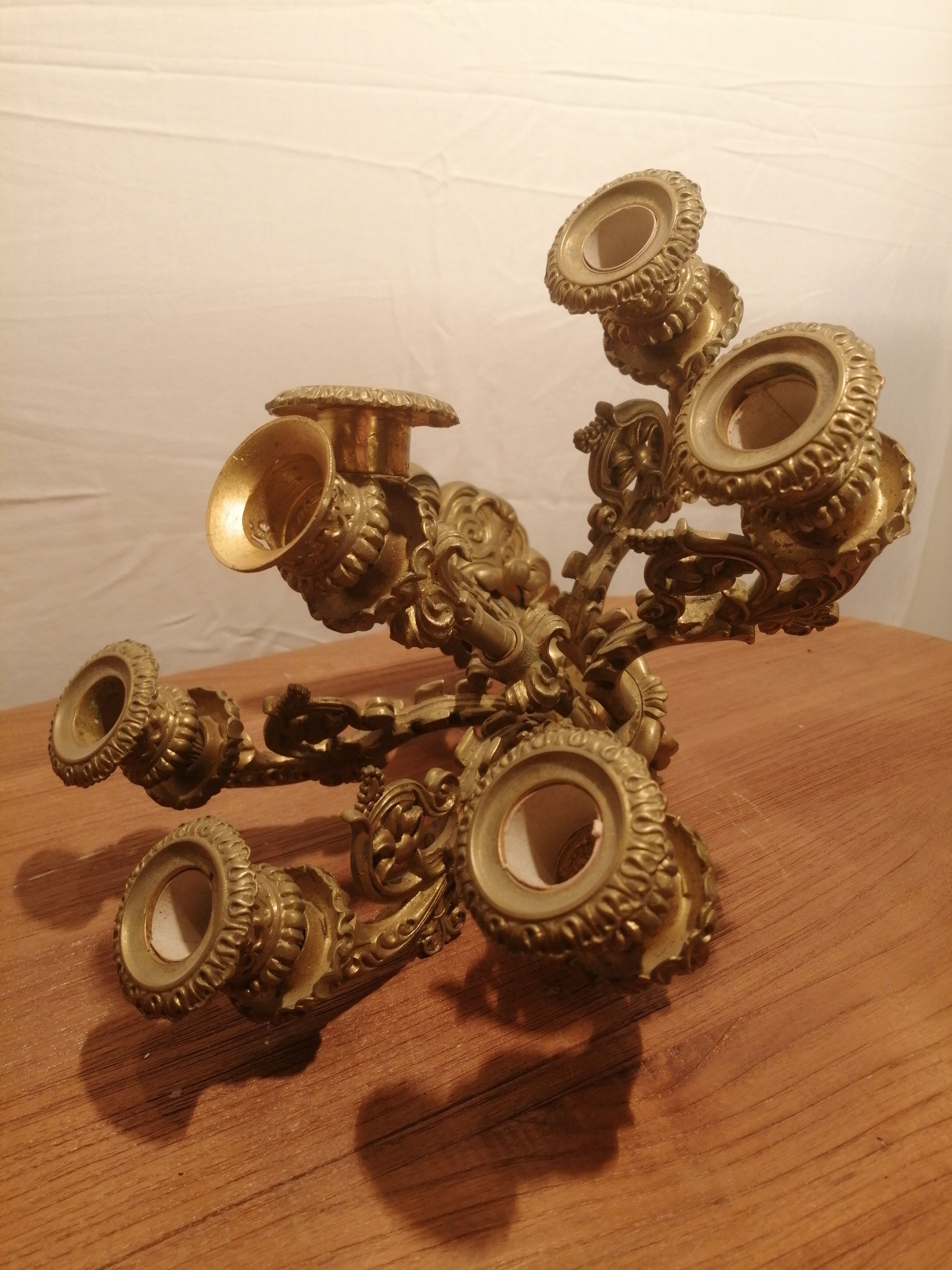 Paire d'appliques en bronze