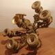 Paire d'appliques en bronze