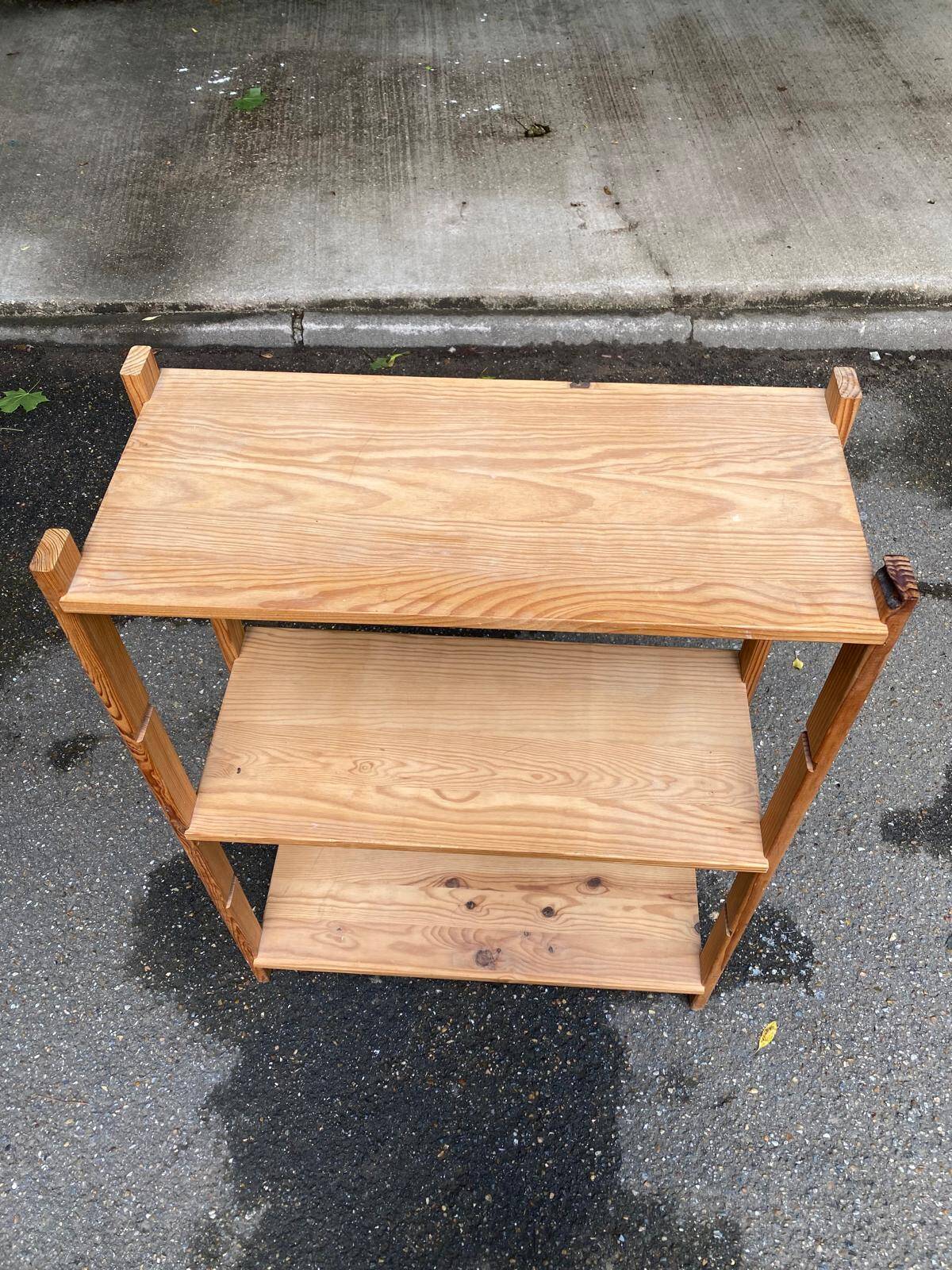 Scandinavian solid wood shelf 95cm