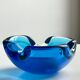 Murano Sommerso blue vide-poche 1970.