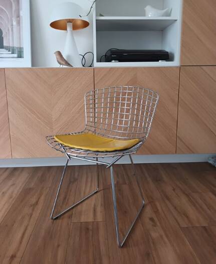 Harry Bertoia Vintage Edition Chrome Chair by Knoll