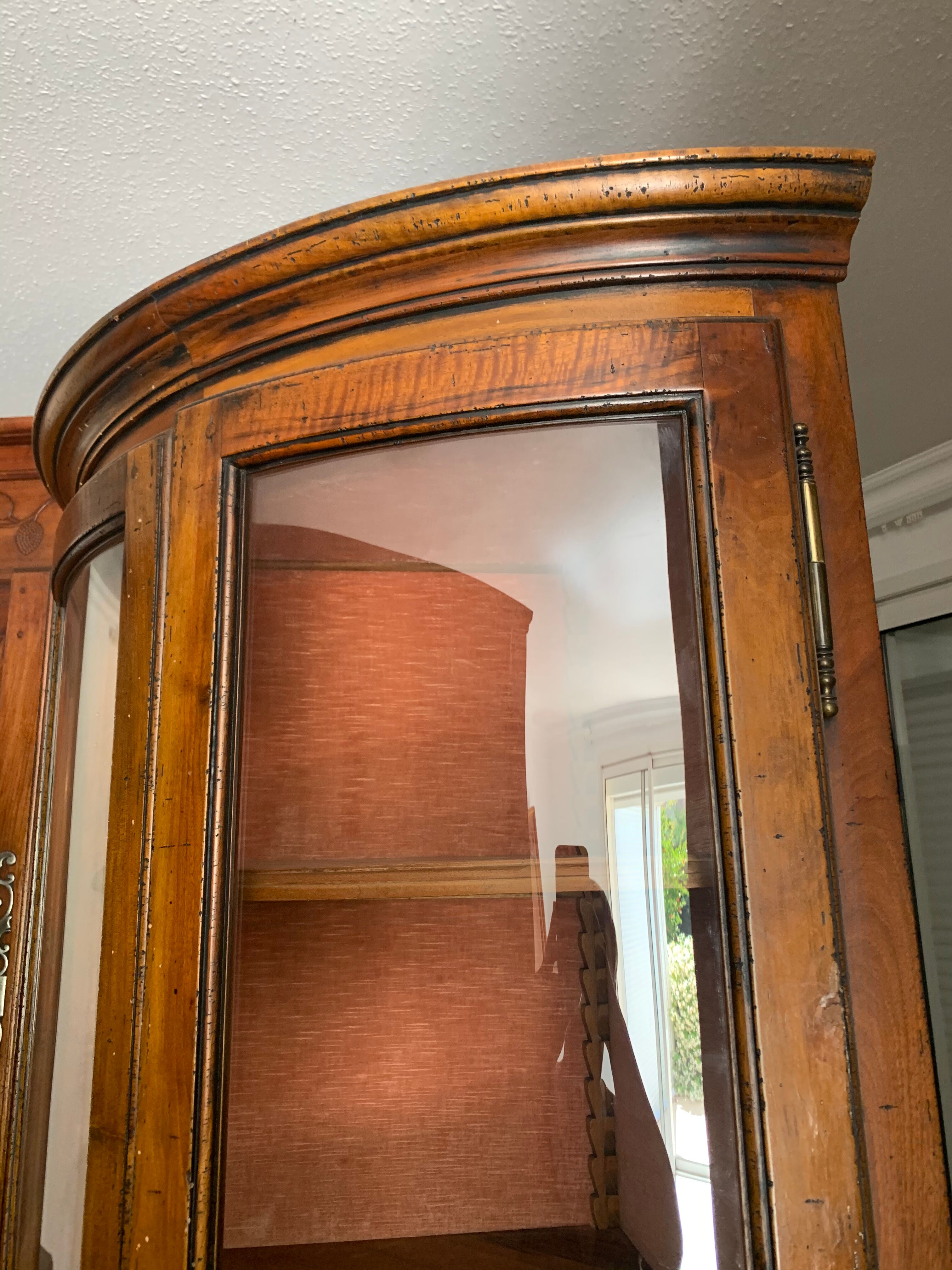 Walnut showcase