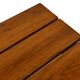 Vintage Pinewood Slatted Coffee Table Design 1970s