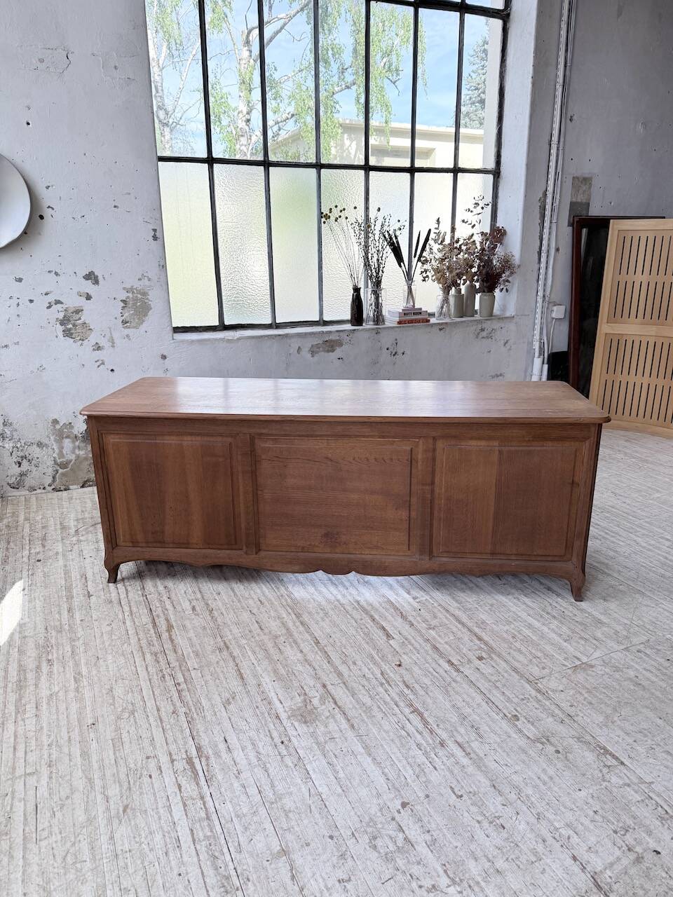 Oak desk or counter 1960