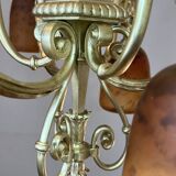 Art Deco tulip chandelier Daum