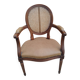 Fauteuil Louis XVI bois cannage