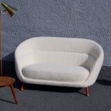 Arne Norell Curvy Soffa Produced by Westbergs Möbler, Sweden, circa 1960