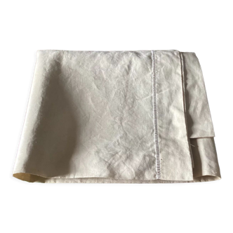 Double linen sheets