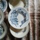 10 antique deep plates in ironstone