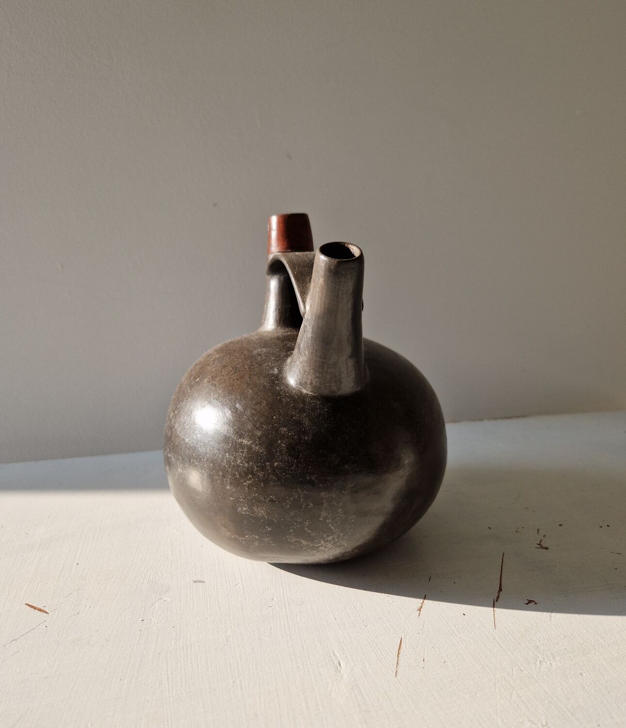 Vase céramique zoomorphe