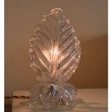 Barovier & Toso Murano Glass Leaf Lamp