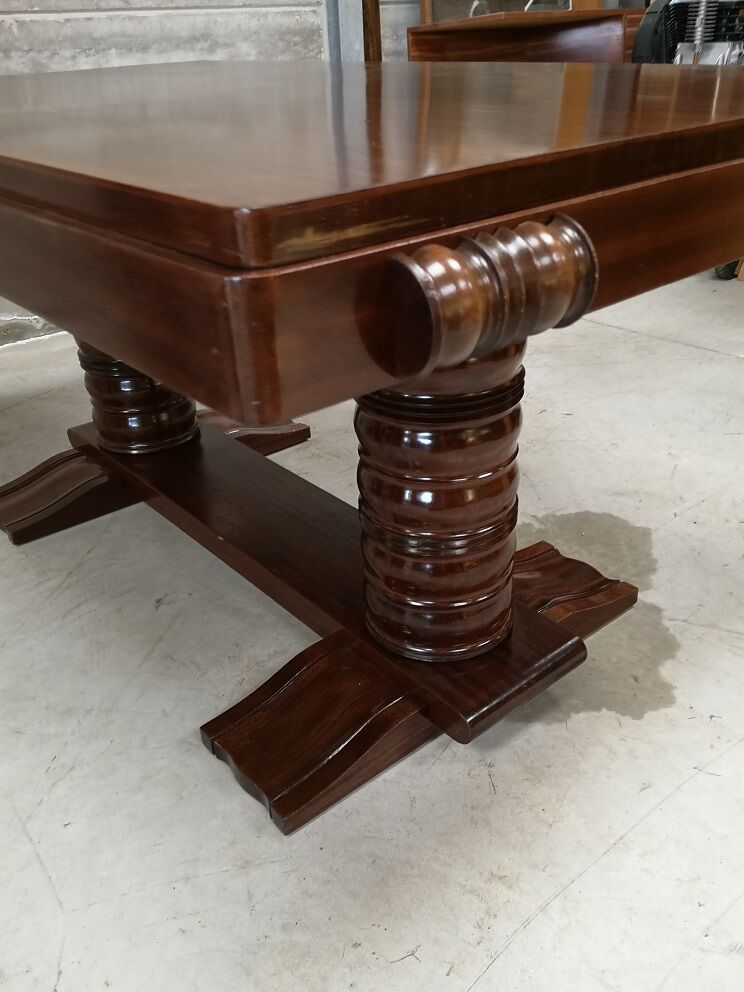 Mahogany desk by Gaston Poisson 1930 1940