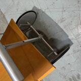 Raul Barbieri and Giorgio Marianelli adjustable light wood bar trolley