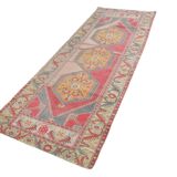 3x9 Red Classic Vintage Persian Runner Rug, 104x280Cm