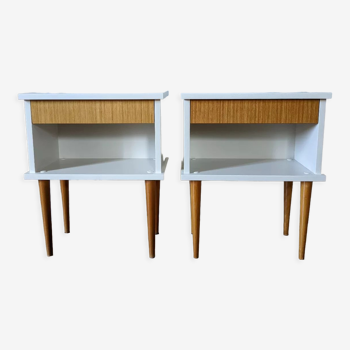 Pair of vintage bedside tables