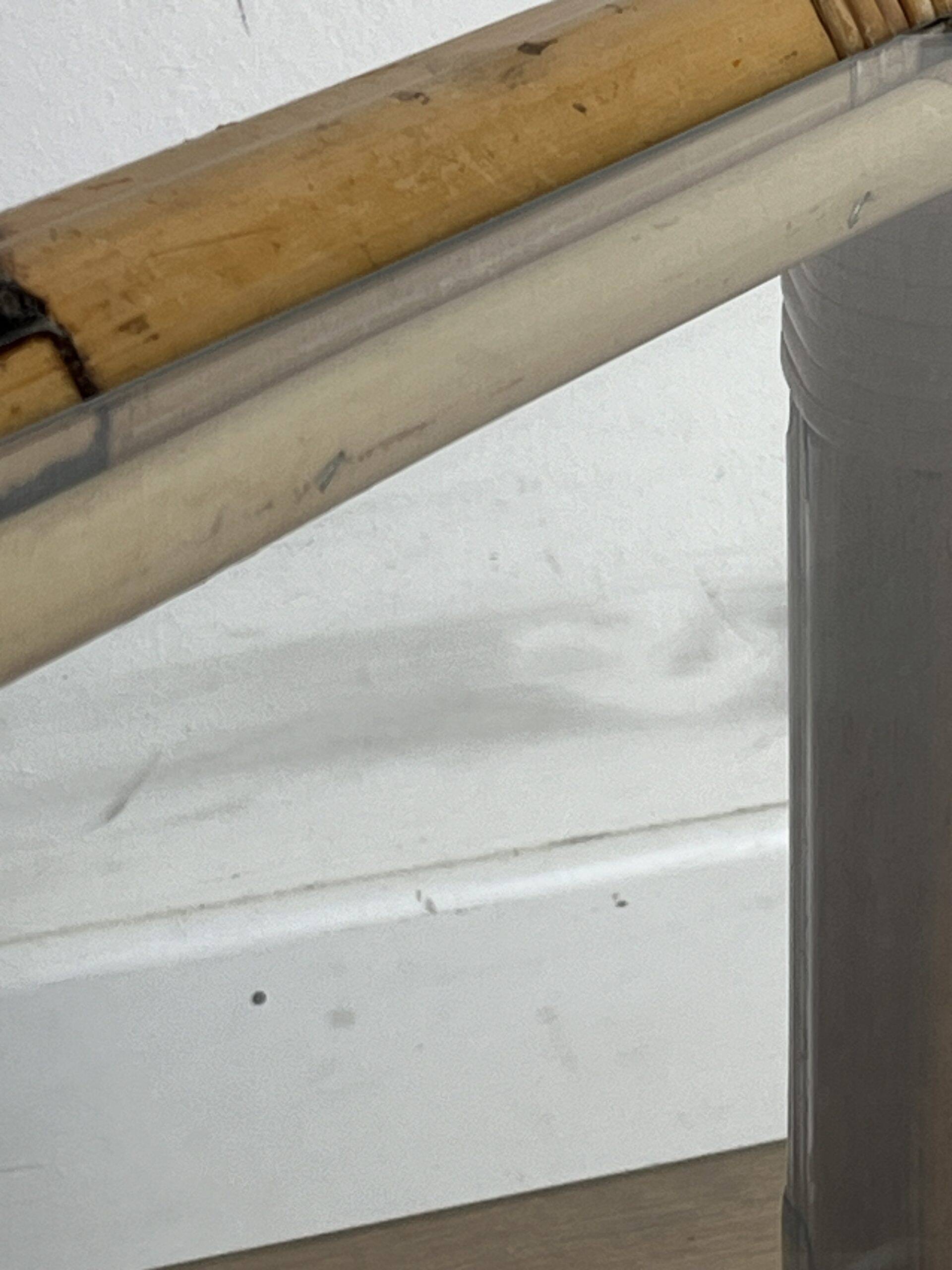 Bamboo rattan and glass coffee table