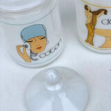 Vintage bathroom pot set