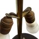 Lampe de table vintage Empire représentant une femme