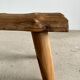 Stool in blond teak