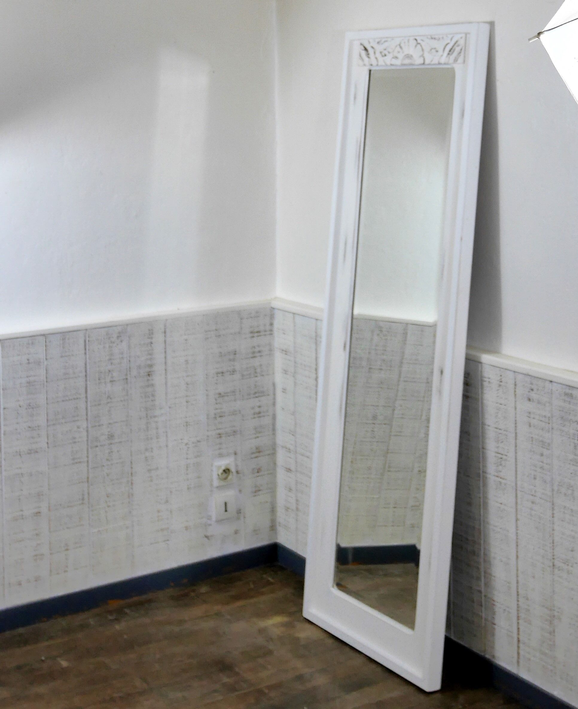 Full-length mirror art deco shaby chic