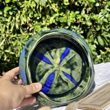 Gilbert metenier signed ceramic bowl // french art deco