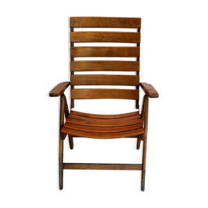 Chaise pliante en bois Fisher Möbel,