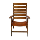 Folding chair in wood Fisher Möbel, 1970.