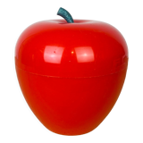 Vintage red apple ice bucket