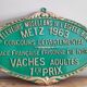 Plaque de concours agricole
