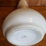 Faience soliflore vase old Moustiers décor