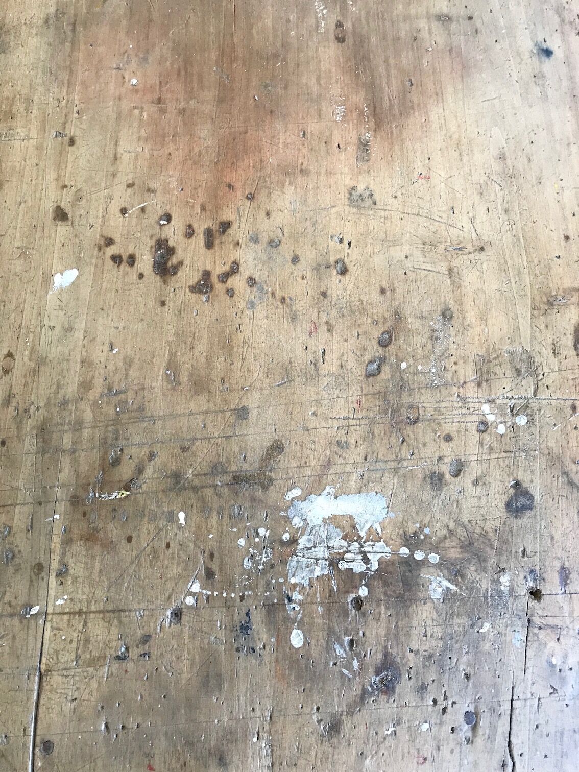 Vintage pine farm table