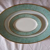 Puiforcat service part in limoges porcelain, galuchat model, by manuel canovas