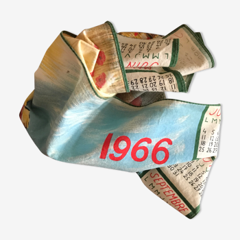 Vintage tea towel 1966