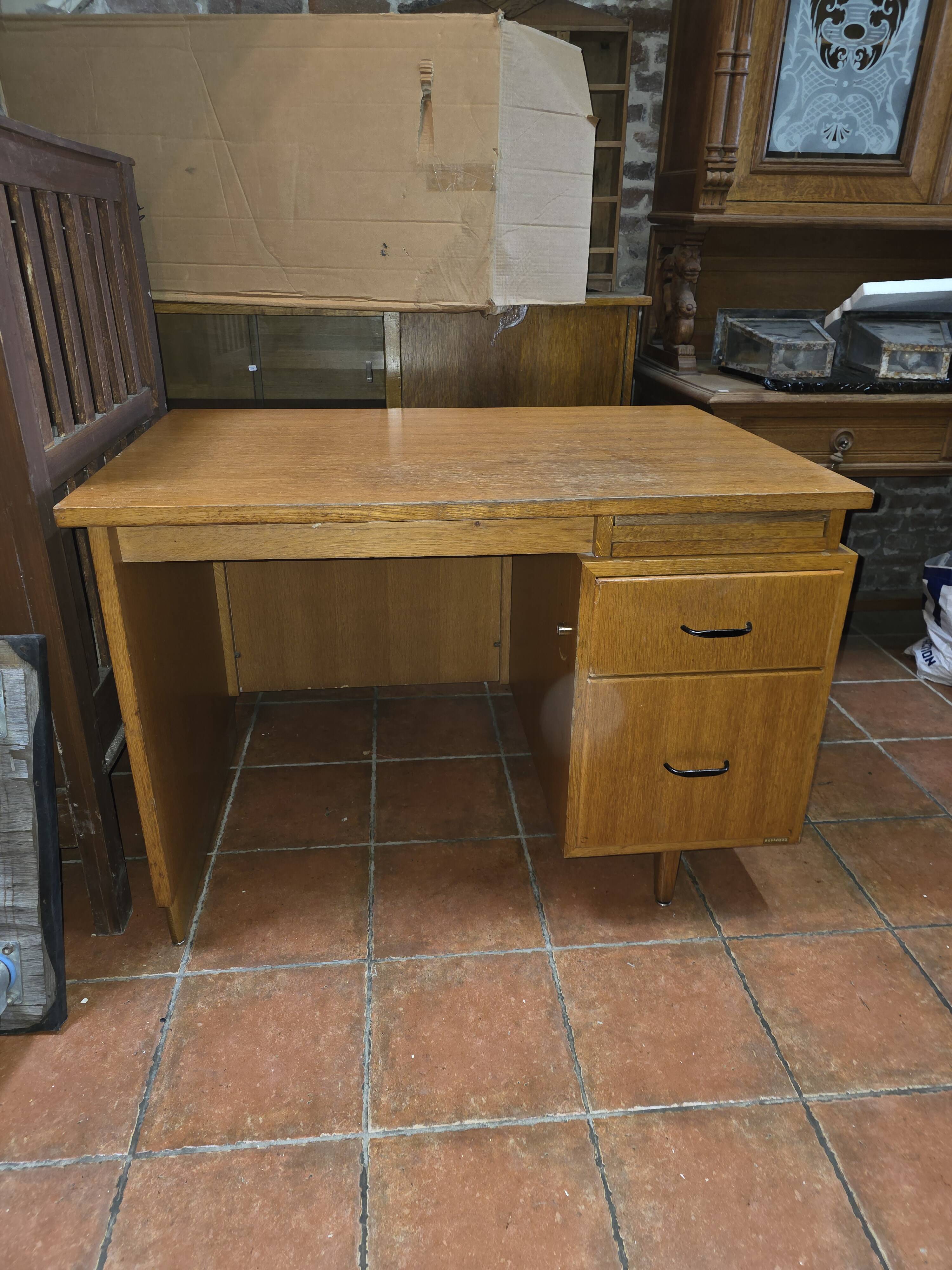 1960s Burwood Oak Desk